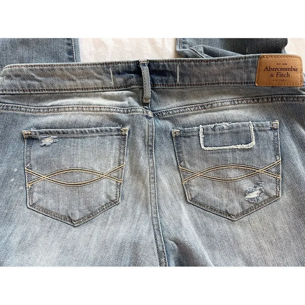 Abercrombie & Fitch Skinny Jeans | Distressed Patchwork